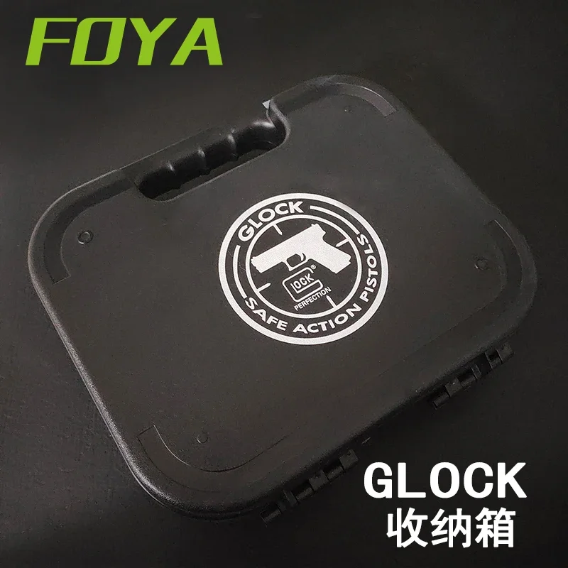 Glock tático Segurança Carrying Box, Mala Prevenção de Queda, estojo rígido, Caça Ferramenta, Estojo, G17G18G19 1911