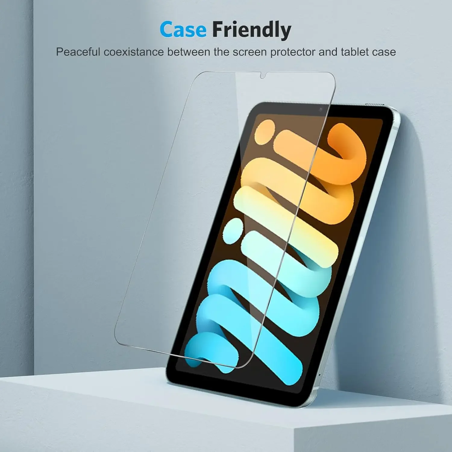 2Pcs For iPad Mini 2024 Tempered Glass Screen Protector mini 7 A2995 A2996 8.7 Inch Anti Scratch HD Clear Protective Film