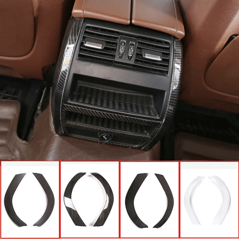 

For 2011-2017 BMW 5 Series F10 F18 528li ABS carbon fiber car styling rear air outlet side trim strip car interior accessories