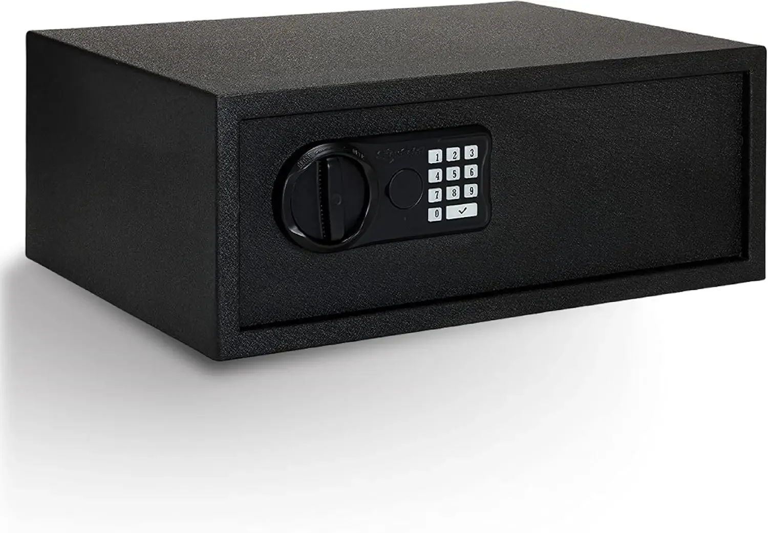 

Сейф для клавиатуры Gun, XL — Сейф для клавиатуры для пистолета и ценностей — вход для электронной клавиатуры с резервной клавиатурой — черный, размер