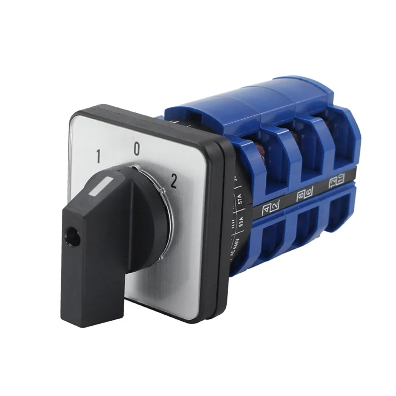 

B62B-LW26-63/3 Универсальный переключатель с электродвигателем, реверсивный кулачковый переключатель, поворотный переключатель 380 В, 63 А