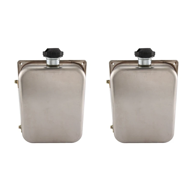 2X 7L Stainless Steel Petrol Fuel Tank Can Fit For Webasto Eberspacher Heater Universal