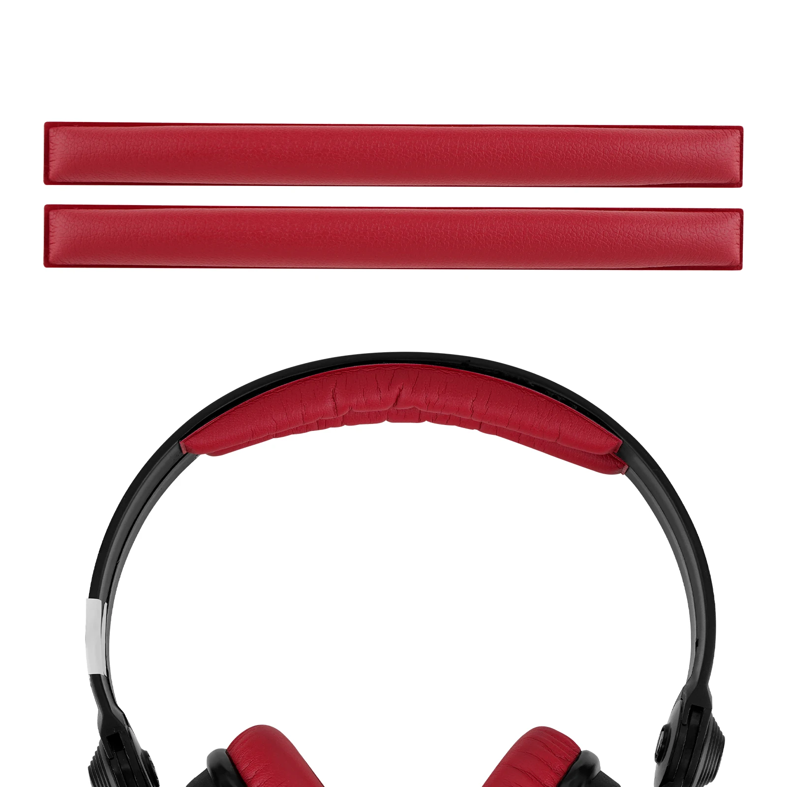 Geekria Protein Headband Pad kulit kompatibel dengan Sennheiser hd25 hd25 II HD25 Plus HD25 edisi khusus, Headphone