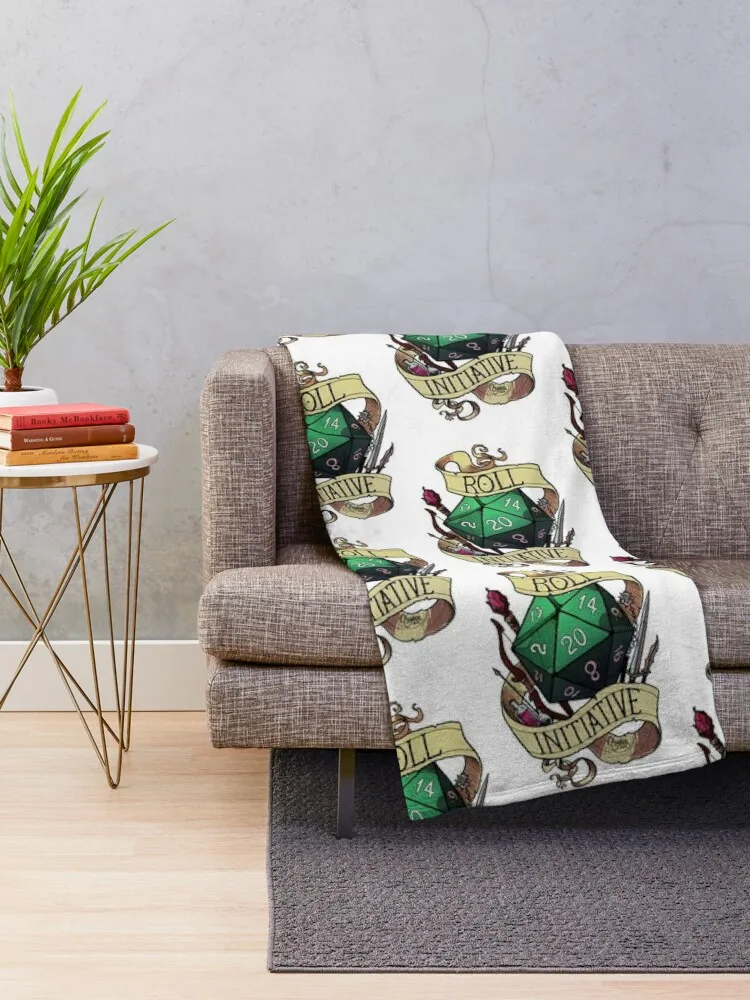 Roll Initiative Throw Blanket Tourist cosplay anime Blankets