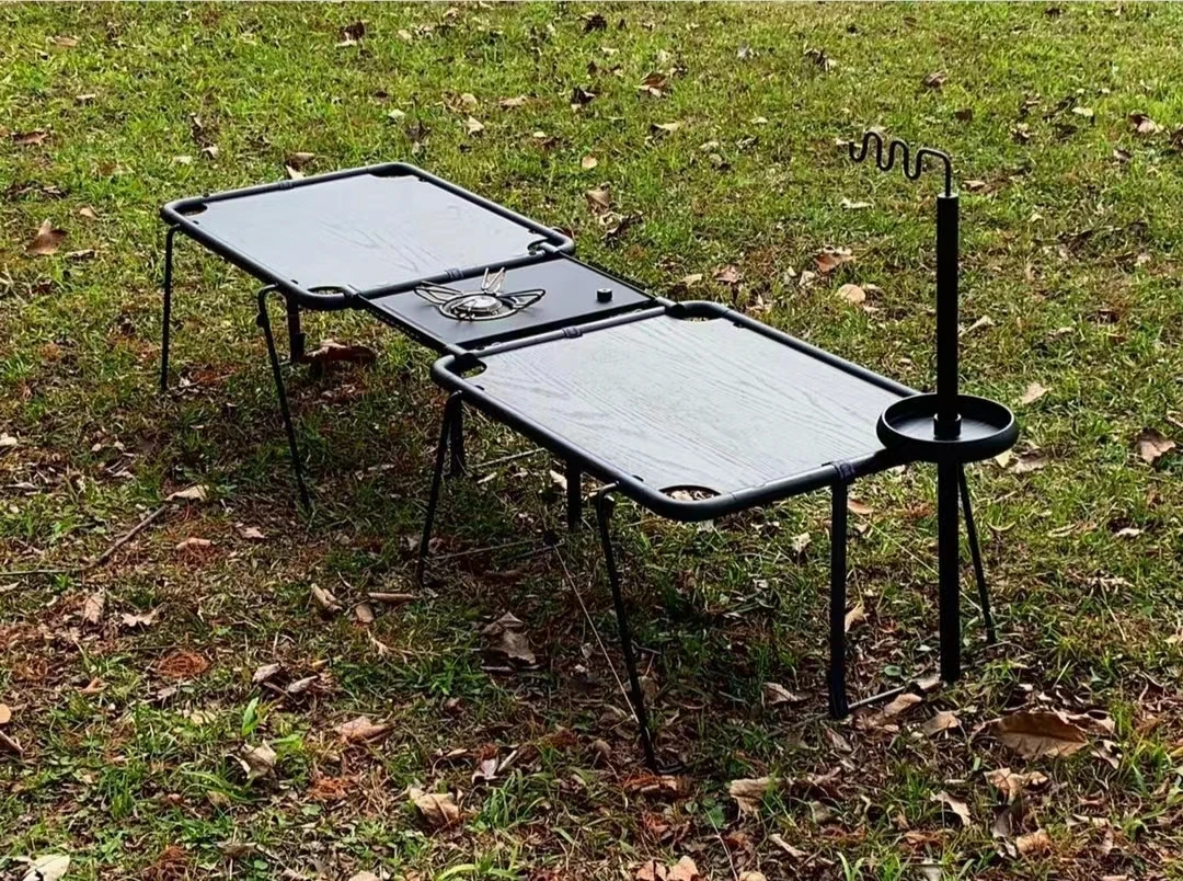 丈夫な屋外用家具 軽量 高さ調節可能 ピクニック キャンプ用屋外テーブル