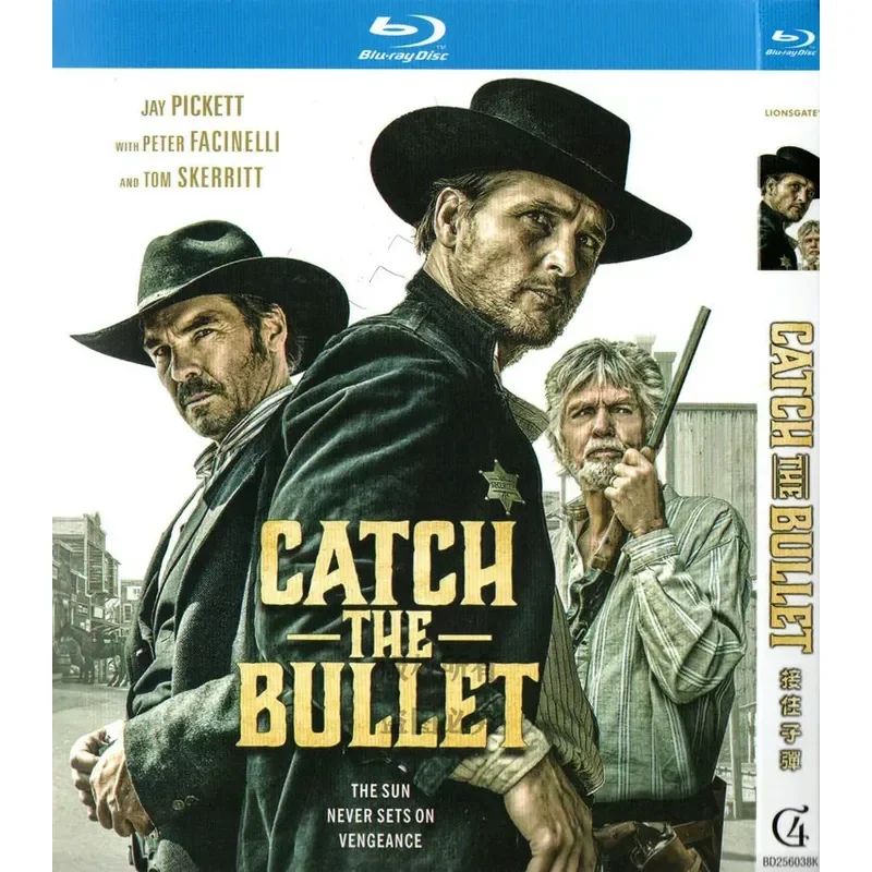 American Western Action Movie Catch The Bullet High Definition 1BD Disc Non DVD Disc