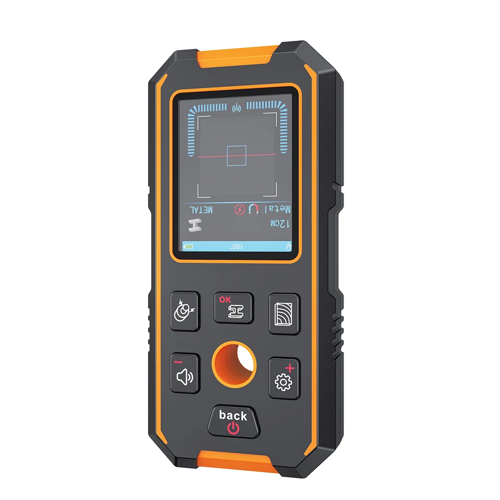 NF-513 Wanddetektor, 3-in-1-Metalldetektor, finden Sie Metall, Holzbolzen, Wechselspannung, Live-Draht, Erkennen von Wandscanner, elektrischer Box-Finder