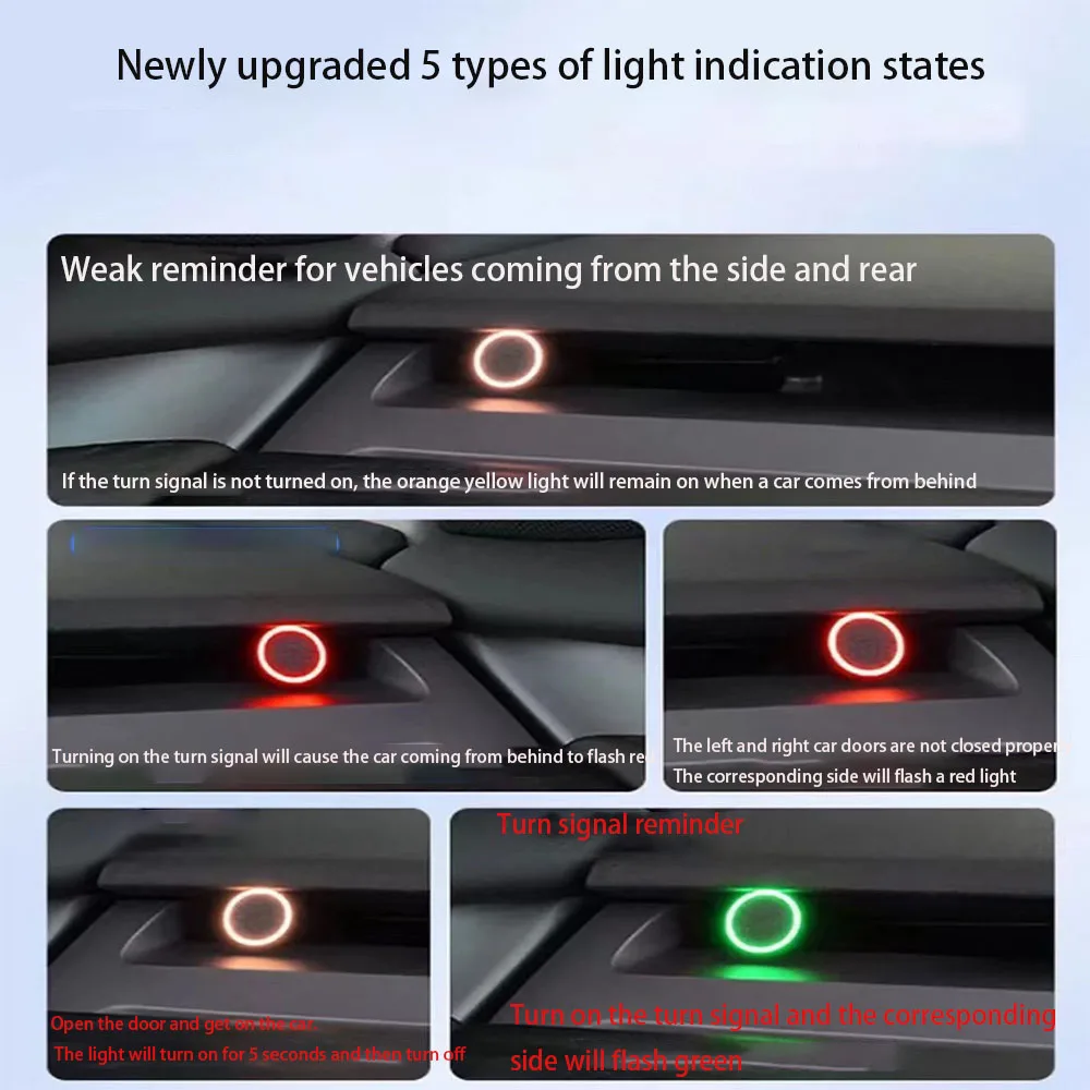 

For Tesla Model 3 Highland Y Juniper Dashboard Atmosphere LED Lights Screen Control Blind Spot Warning Light RGB Brighten Lamp