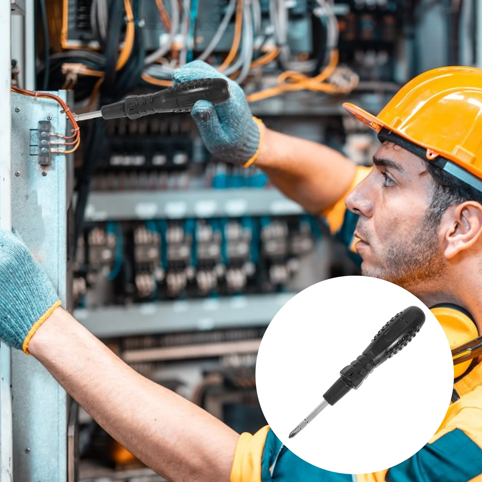 

Electric Tester Pen Screwdriver Live Wire Circuit Voltage Sensitivity Tool Compact Design Efficient