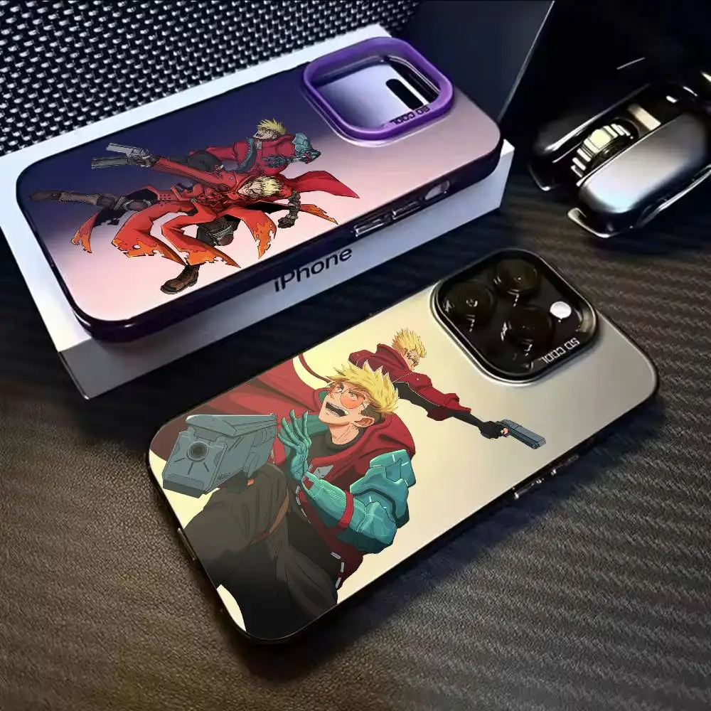 

Vash the Stampede Trigun Phone Case For iPhone 17,16,15,14,13,12,11,Mini,Pro,MAX Matte Shockproof Phone Case