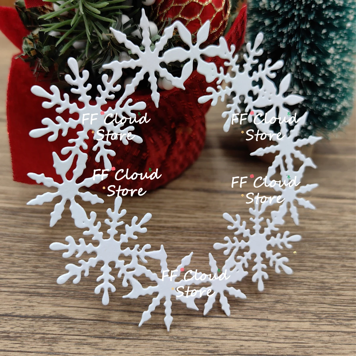 Christmas Snowflake Metal Cutting Dies Scrapbooking Embossing Decorative Crafts Greeting Card Knife Mold Punch Stencil Die Cut