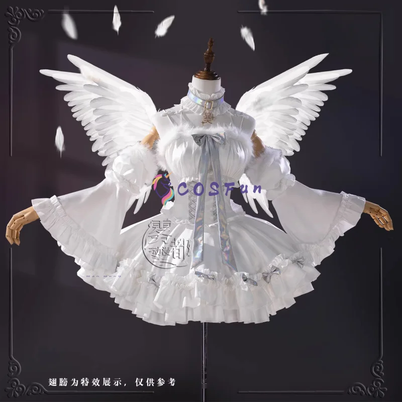 

NEEDY GIRL OVERDOSE OMGkawaiiAngel Cosplay Costume Angel Dress Lovely Uniform Halloween Party Role Play Outfit Women COSFun