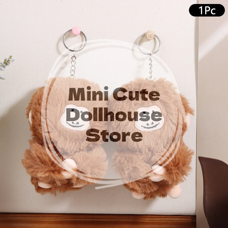 

Lovely Cartoon Monkey Plush Toy Stuffed Animal Doll Keychain Backpack Charm Car Accessories