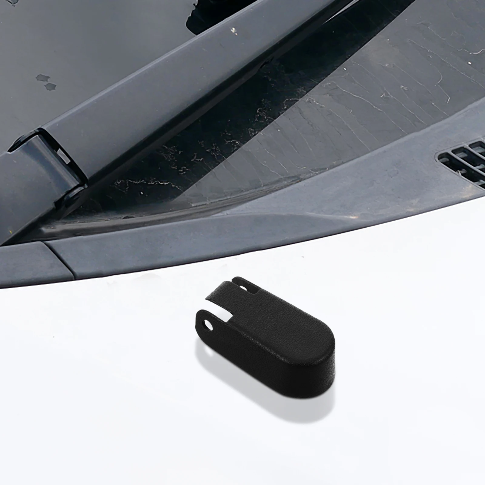 

Rear Wiper Arm Cover Compatible for Fiat 1991-1998 Durable Plastic Car Rear Window Wiper Nut Protector Shield Cap