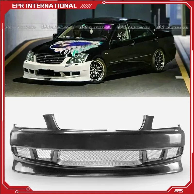 For 2003-2008 Toyota Crown GRS18 Stanceworkz Front Bumper - Glass Fiber OEM Fit JDM Style
