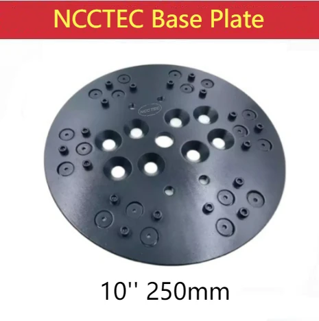 10'' Inch Diamond Steel Quick Easy Change Disc for Floor Grinder | 250mm Bottom Base Adaptor Conversion Plate for Grinding Shoes