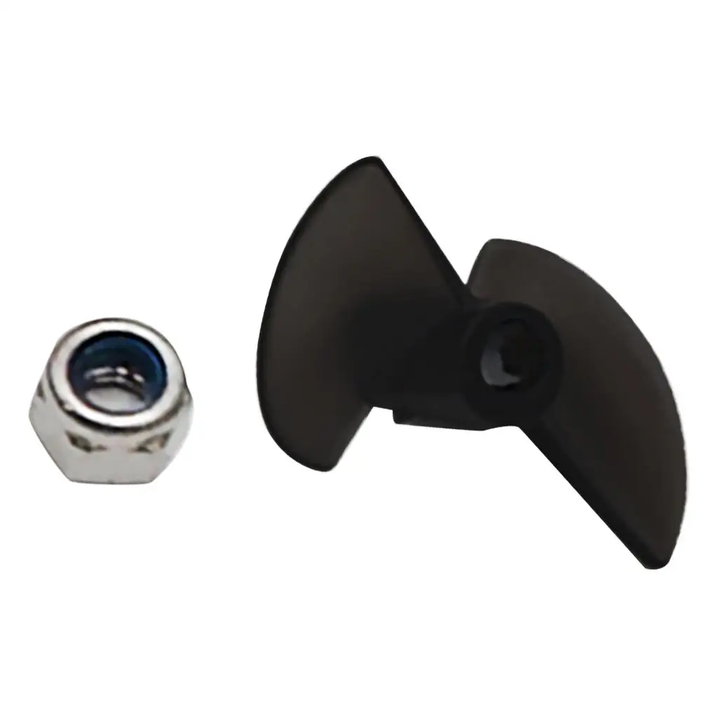 RC Boat Propeller Fan Black Plastic 3 Blade Propeller for Feilun FT011-10 Spare Parts