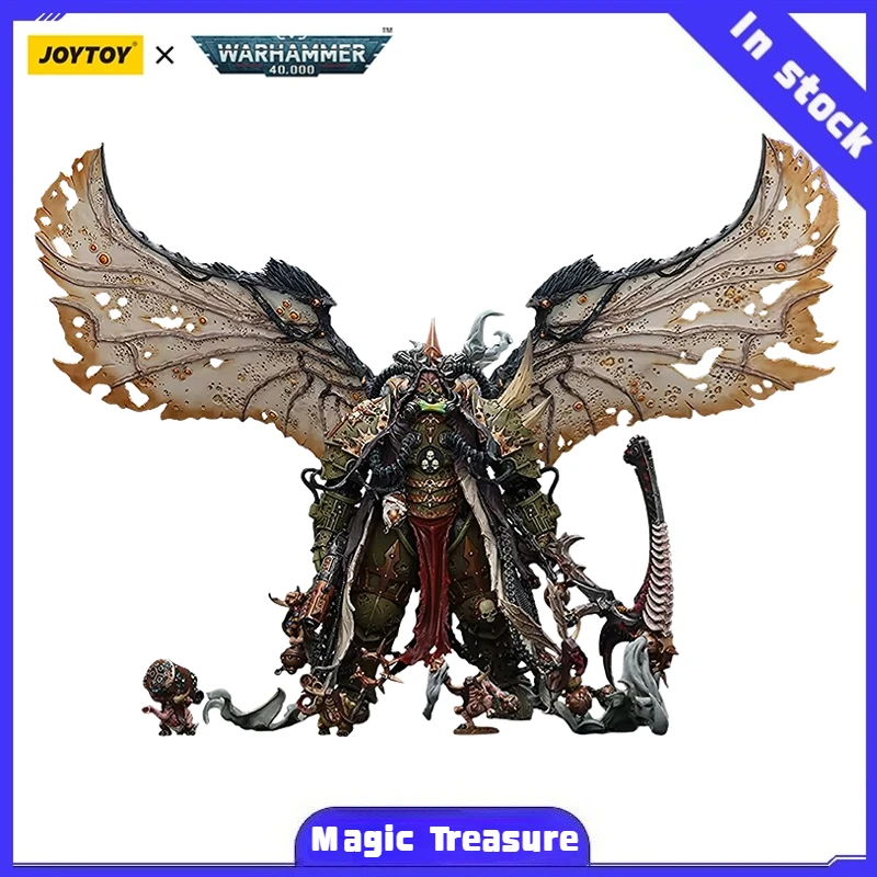 

【MT】JOYTOY Warhammer 40K Mortarion Daemon Primarch of Nurgle with Ancient Weapons 'The Lantern' and 'Silence' Toy