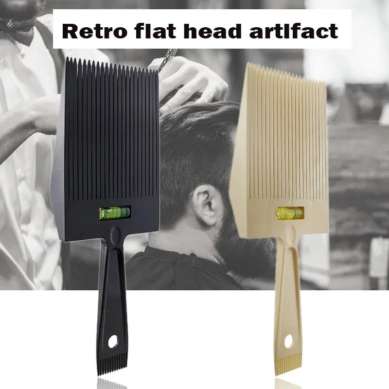 Men Flat Top Guide Comb Haircut Clipper Comb Barber Shop Hairstyle Tool Hair Cutting Tool Salon Hairdresser Supplies Accessory