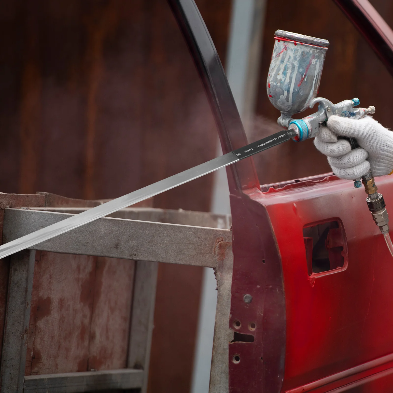 أداة تنظيف خزان المياه لنظام تبريد شاحنة مشعاع السيارة قضيب طويل متعدد الوظائف ملحقات Rv منظف متين