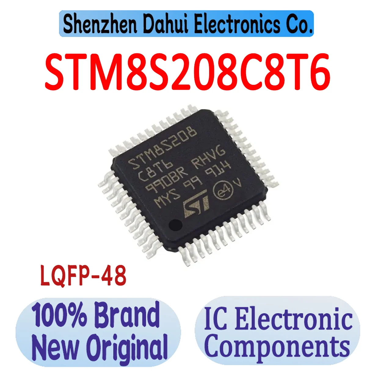 

STM8S208C8T6 STM8S208C8 STM8S208 STM8S STM8 STM IC IC MCU Chip LQFP-48 In Stock 100% New Originl