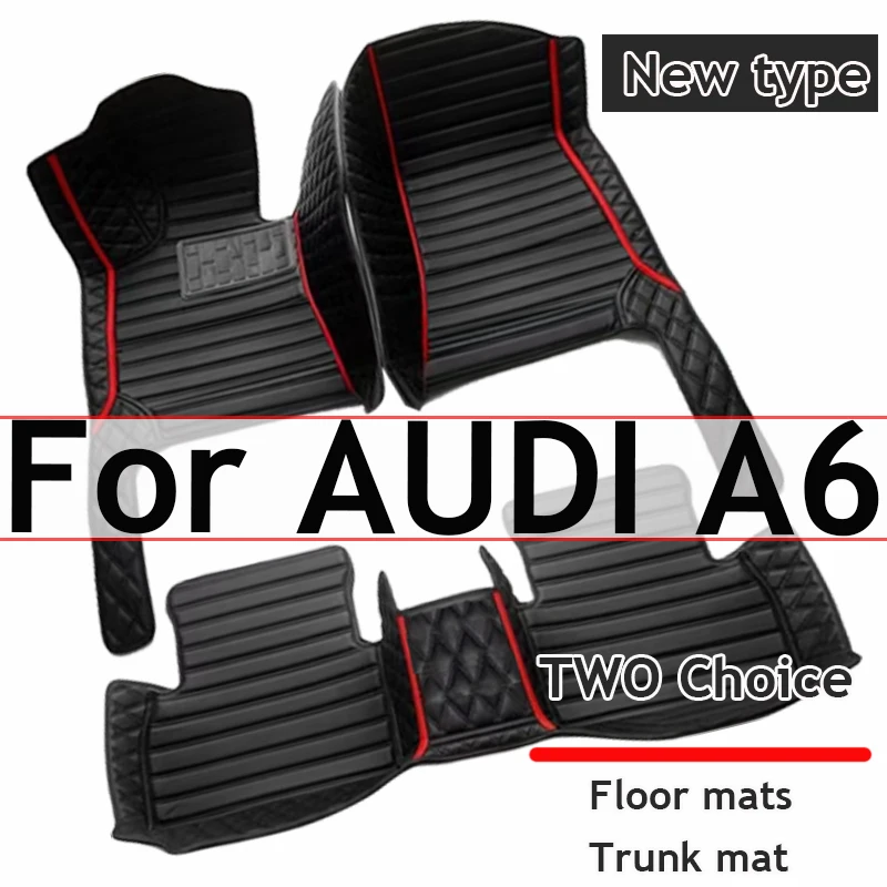 Car floor mats for AUDI A6 Wagon 2007 2008 2009 2010 2011 2012 2013 2014 2015 2016 2017 2018 Custom auto foot Pads