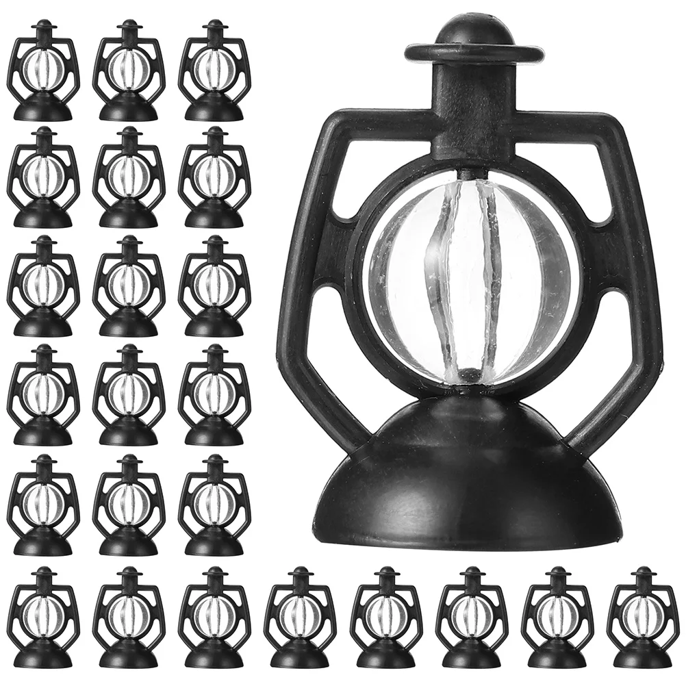 

30 Pcs Retro Oil Lamp Pendant Old Fashioned Ornaments for Tree Christmas Decoration Decorations Vintage Hanging