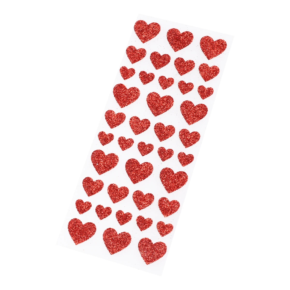 

3 Sheets Pretty Heart Design Sticker Glitter DIY Decoration for Scrapbooking Journaling Stationery Creative Decorative Sticker