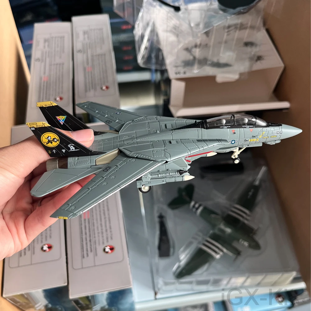 1/100 US Navy Grumman F14 F-14D Tomcat VF-31 Tomcatters Fighter Aircraft Metal Military Diecast Plane Model Collection or Gift