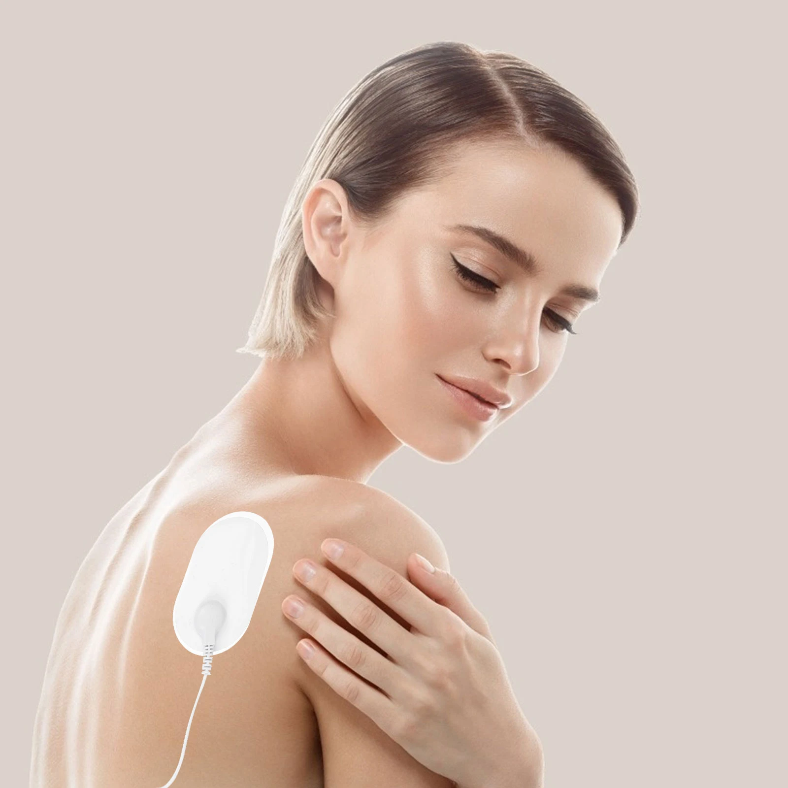 

4-подушечный маленький стимулятор мышц, массажер для талии, плеч, ног, ног, электрический обезболивающий терапевтический аппарат, портативный импульсный массажер