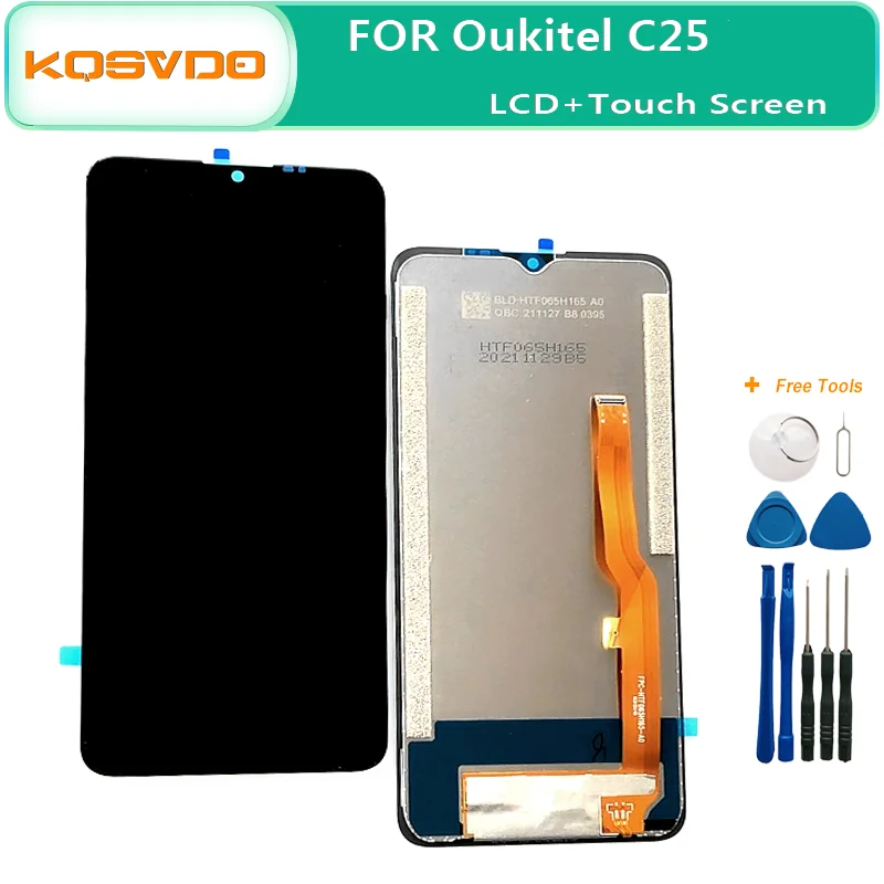 

New 6.52 Inch For Oukitel C25 LCD Display Touch Screen Digitizer Assembly Replacement C25 LCD Display Pantalla Repair Part