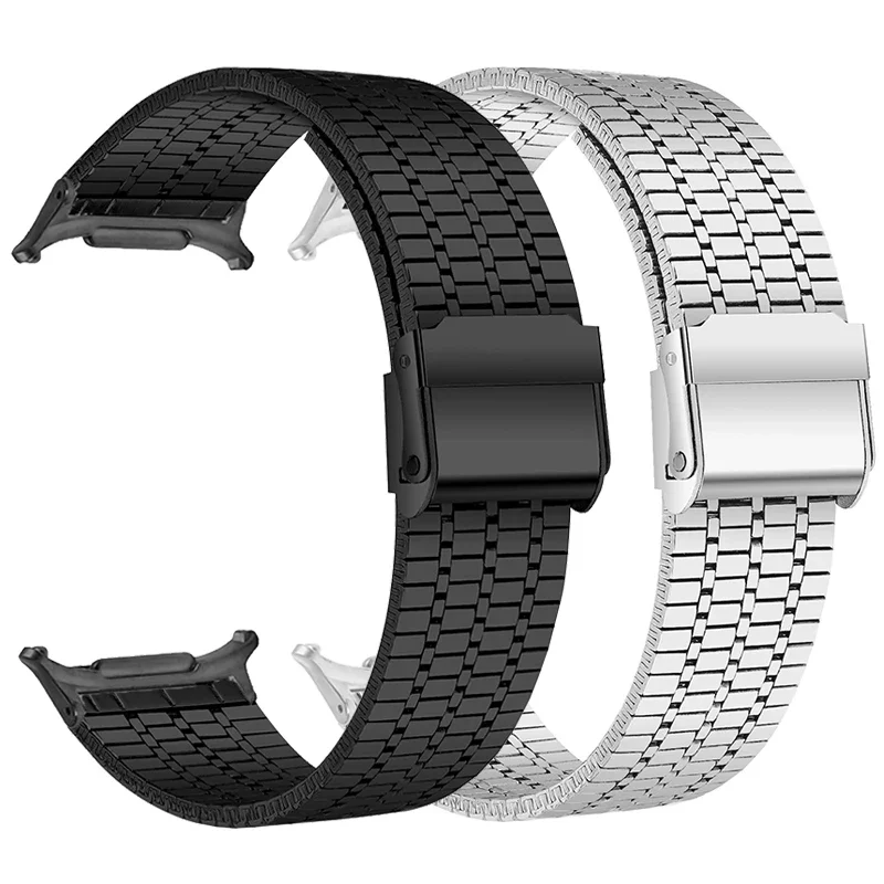 No Gaps Metal Strap for Samsung Galaxy Watch 7 Ultra 47mm Stainless Steel Watchband Galaxywatch 7 ultra 47mm Curved end Bracelet