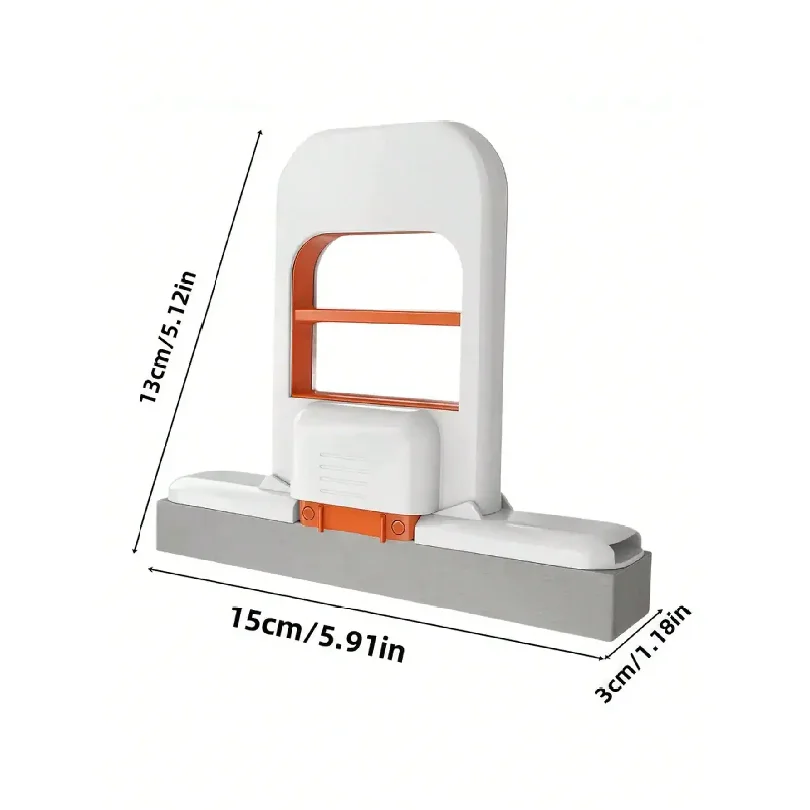 1pc expandable cloths - wet and dry cleaning, compact space saving design, multifunctional cleaning tool, stylish handle design