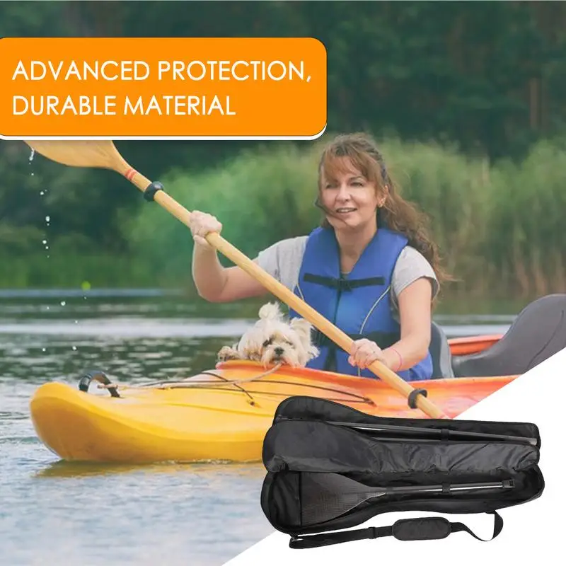 Kayak Paddle Carrying Bag Kayak Paddle Organizer Bag Waterproof Bag For Dual-Head And Three-Section Paddle Adjustable Strap