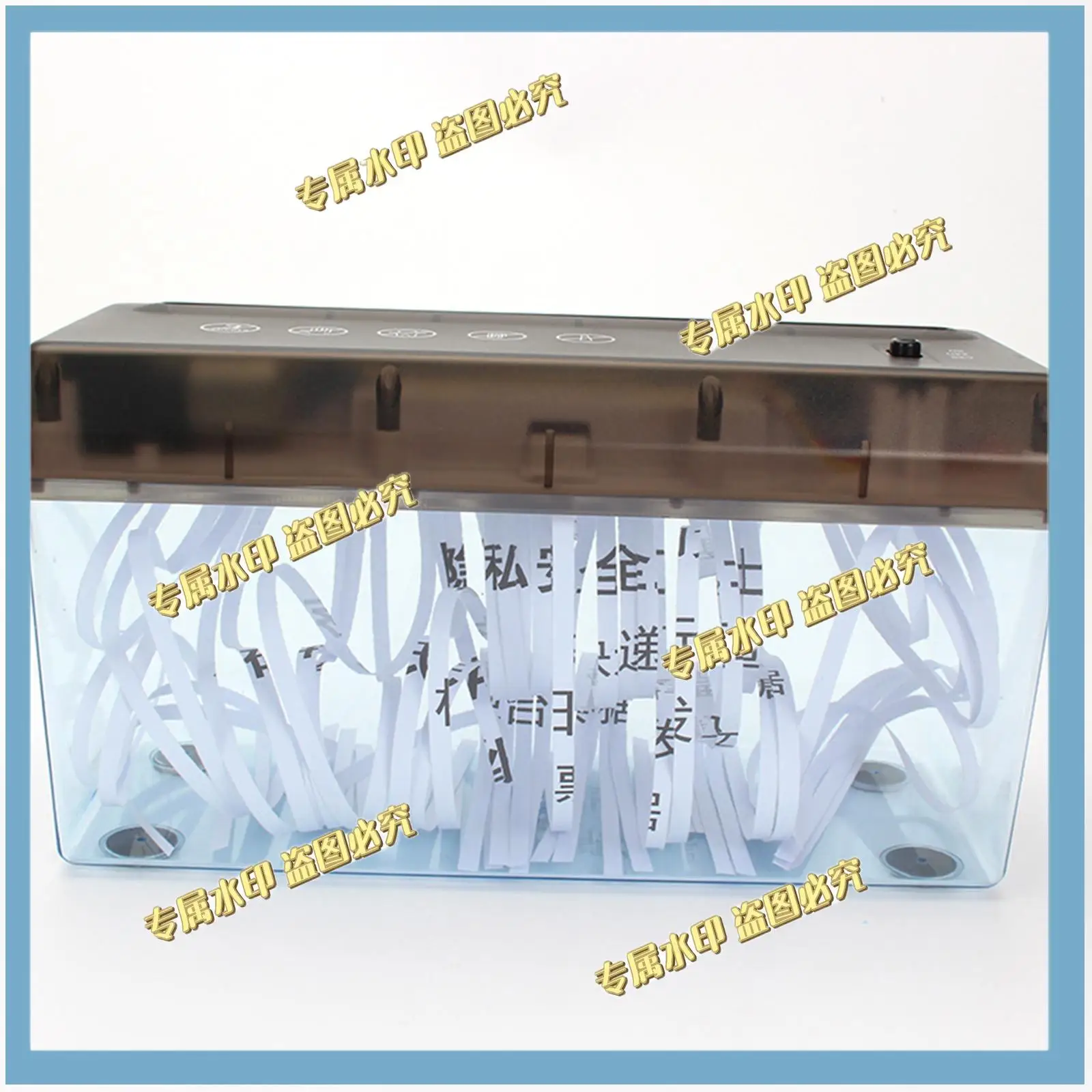 USB Paper Shredder A4 Paper Cutter Electric Mini Shredder Paper Cutting Machine for Office Home School Desktop Stationery