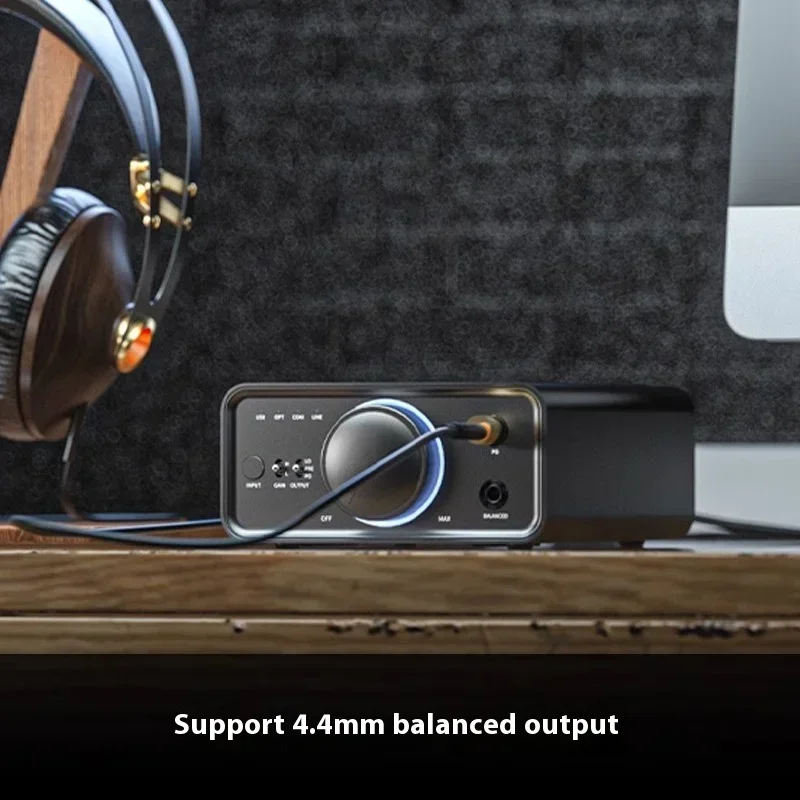 FiiO K7/K7BT HiFi مضخم ضوت سماعات الأذن DAC المتوازن AK4493S * 2، XMOS XU208 PCM384k هرتز DSD256، مدخلات USB/بصرية/محورية/RCA مخصصة