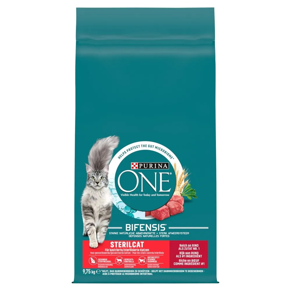 PURINA ONE Carne Estérilcat 9,75 kg