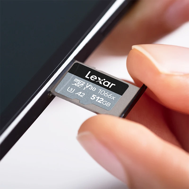 lexar-tf1366x-silver-plus-v30-reading-205mb-s-4k-flash-memory-card-64gb-128gb-256gb-512gb-1tb-storage-micro-sd-card-microsdxc
