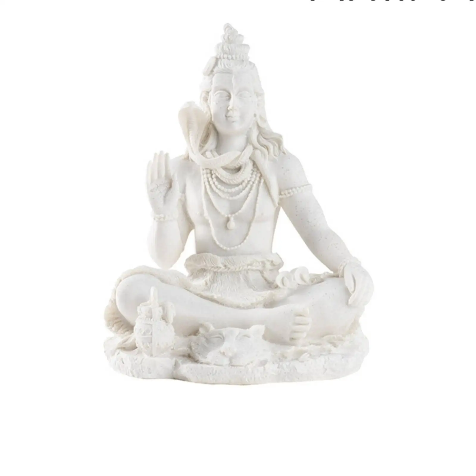 Figurine Meditating Statue with Handcrafted Look Hindu Idol for Meditation view 2