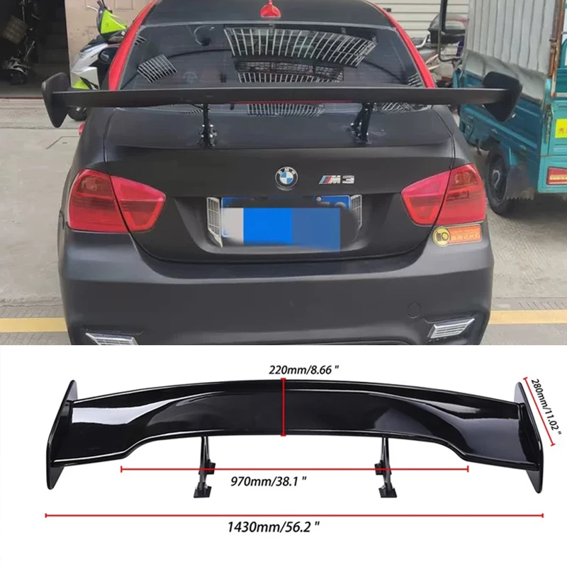 Bmw m3 m5 spoiler universal ailerons for cars rear spoilers wing  m4 Real carbon fiber  m1 m2 m6 Gt wing accessories for tuning