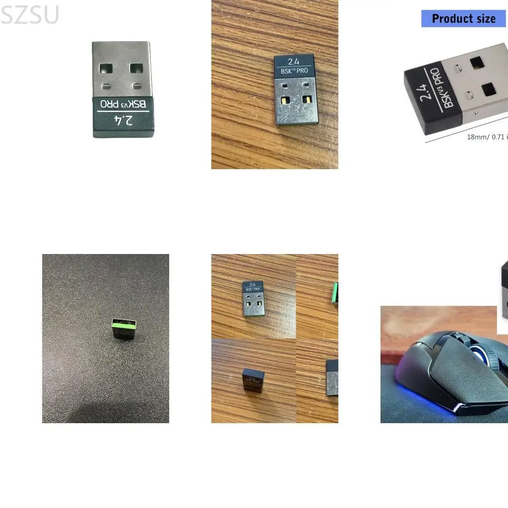 

Замена адаптера USB -ключа SZSU для базилиск беспроводные игровые клавиатуры USB Аксуары USB -адаптер