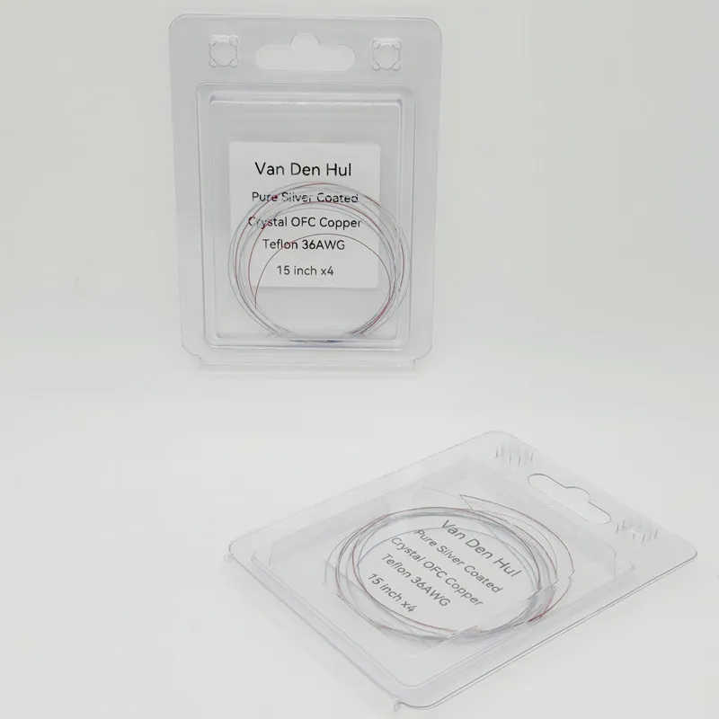 VDH VandenHul (Netherlands), 36AWG Silver-Plated Pure Copper Tonearm Cable, 4-Colored Insulation Wire