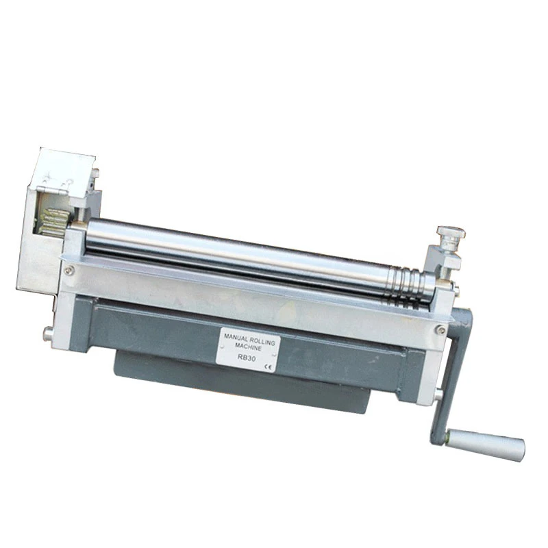 bench type small arc bending machine precision manual plate rolling machine