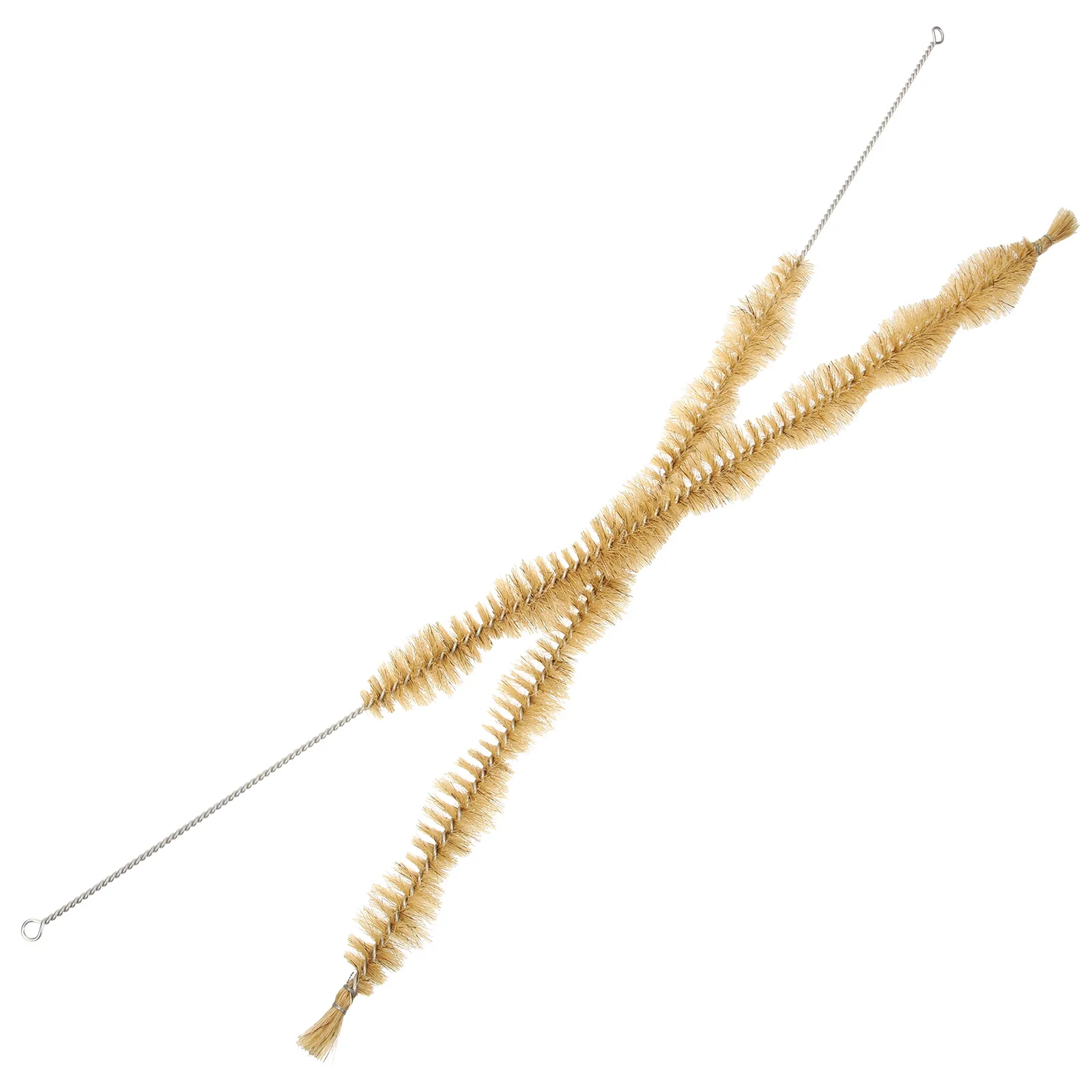 2 قطعة فرشاة مكثف المختبر أنبوب طويل تنظيف دائم المحمولة مقبض مختبر تنظيف أداة أنبوب طويل تجربة فرشاة