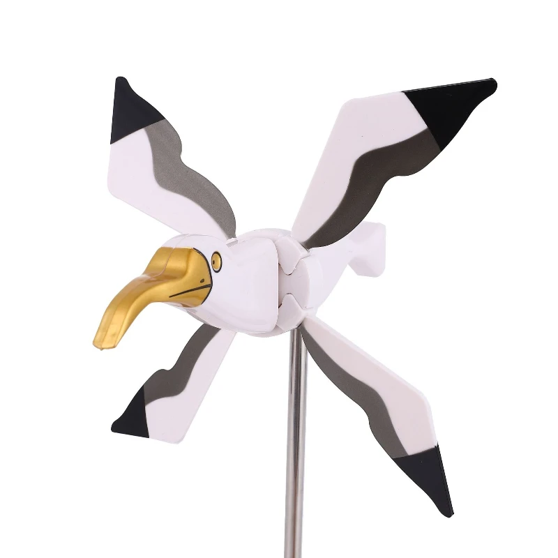 

Чайка Ветряная мельница Сад Пластиковое украшение Сад Открытый газон Моделирование Плагин Садоводство