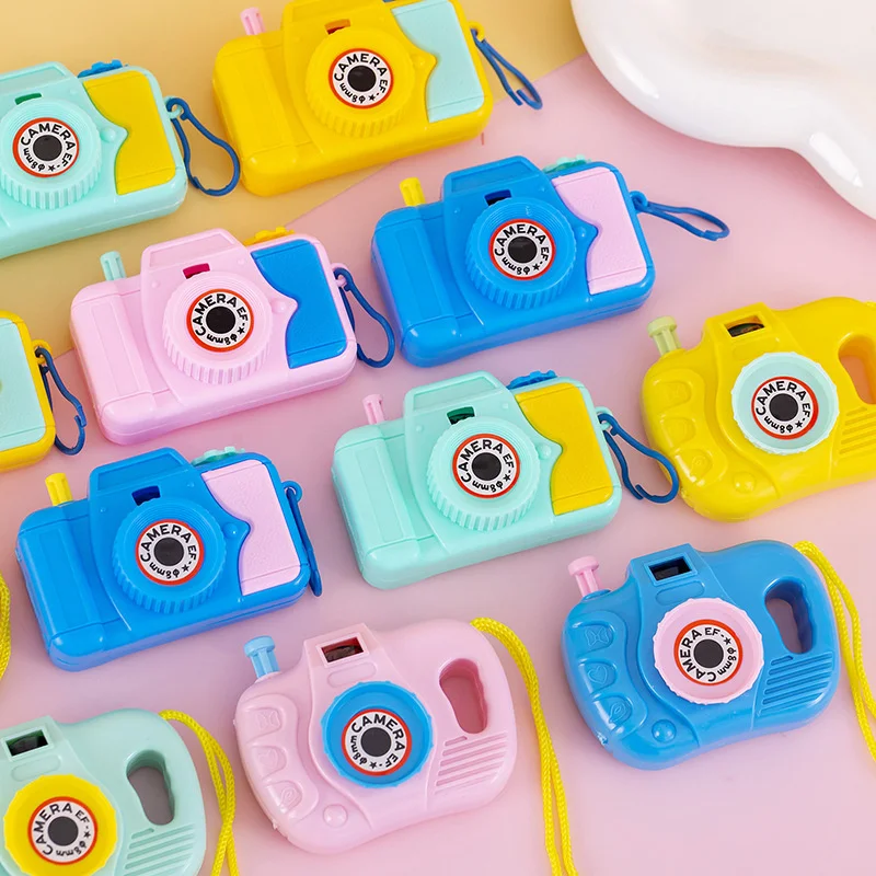 3Pcs Children's Movie Camera Cartoon Fun Camera Shaped Toy Creative Puzzle Toys For Kindergarten Birthday Gifts For Boy And Girl