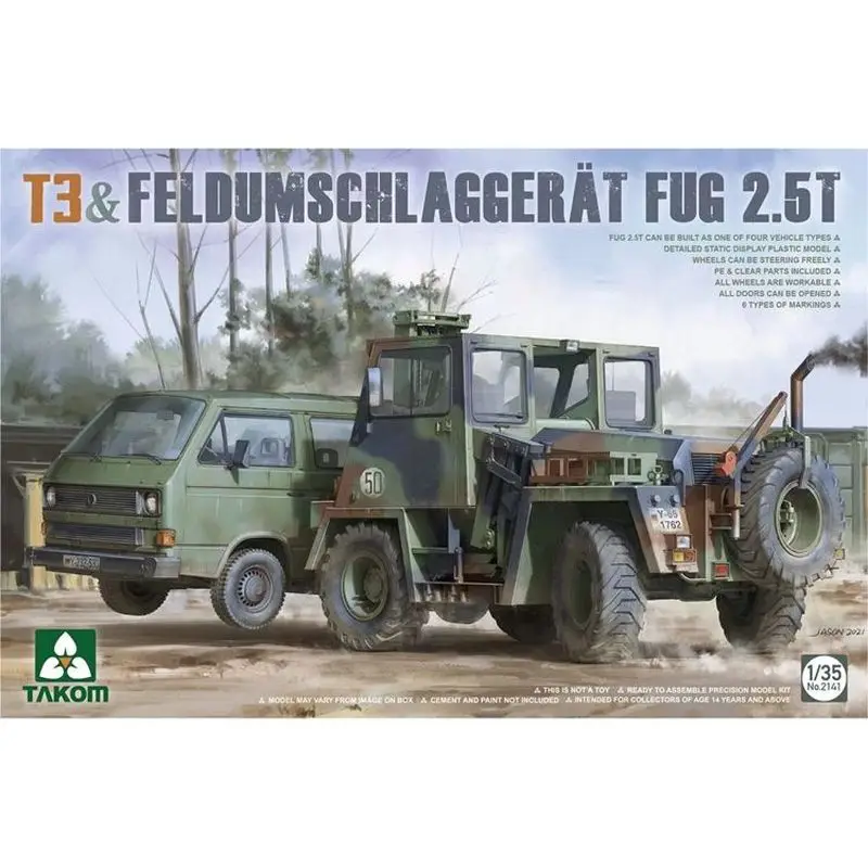 

Набор моделей Takom 2141 1/35 T3 + felпельдуладгерат FUG 2,5 t - Scale