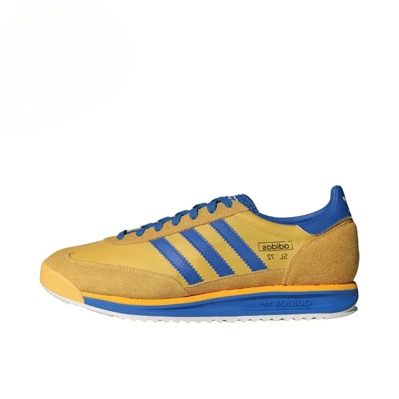

Adidas Originals SL 72, кроссовки унисекс для мужчин и женщин, противоскользящие повседневные оригинальные кроссовки желтого цвета