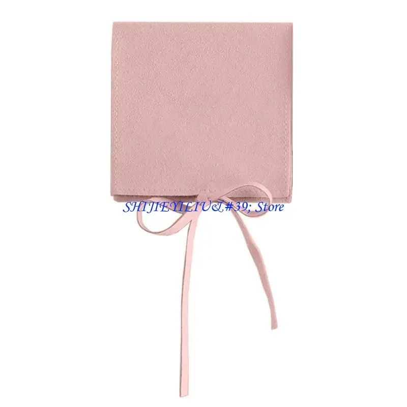 E21F Jewelry Packaging for Christmas Presents Gift Bag Small Microfiber Pouches Elegant Accessories Storage Container