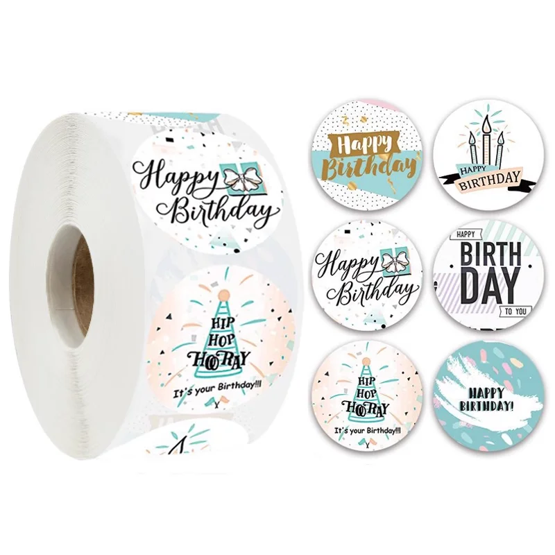 

500PCS Custom Stickers and Customized Logo Wedding Birthday Baptism Stickers DIY Your Own Logo Stickers Personalize Stickers
